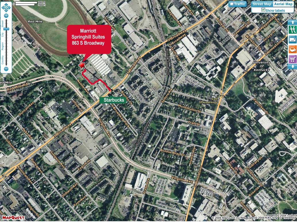 Map of Marriott Springhill Suites
